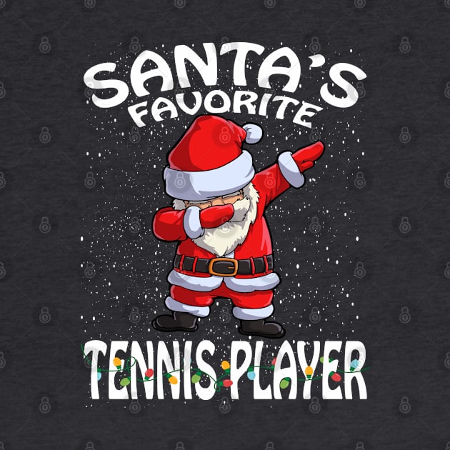 Santas Favorite Tennis Player Christmas by intelus